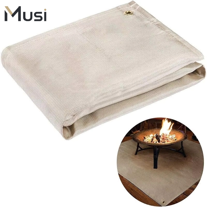 Outdoor Camping Blanket - بساط شواء مقاوم للحريق، وسادة عازلة