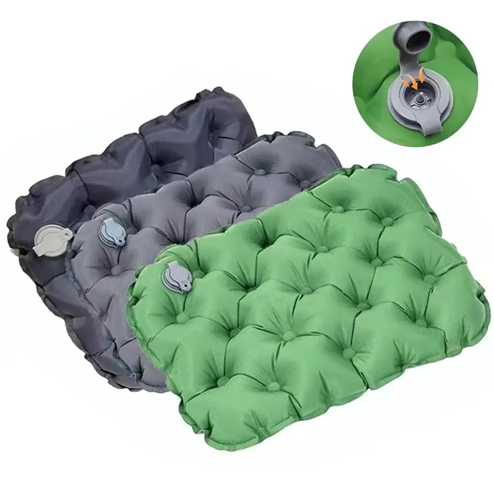 Outdoor Camping Rugs - وسادة هوائية محمولة قابلة للنفخ للتخييم