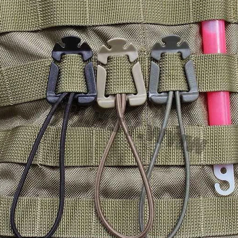 Outdoor Camping Essential Gear - 1/2/5 قطع مشبك كارابينر للحقيبة، أدوات