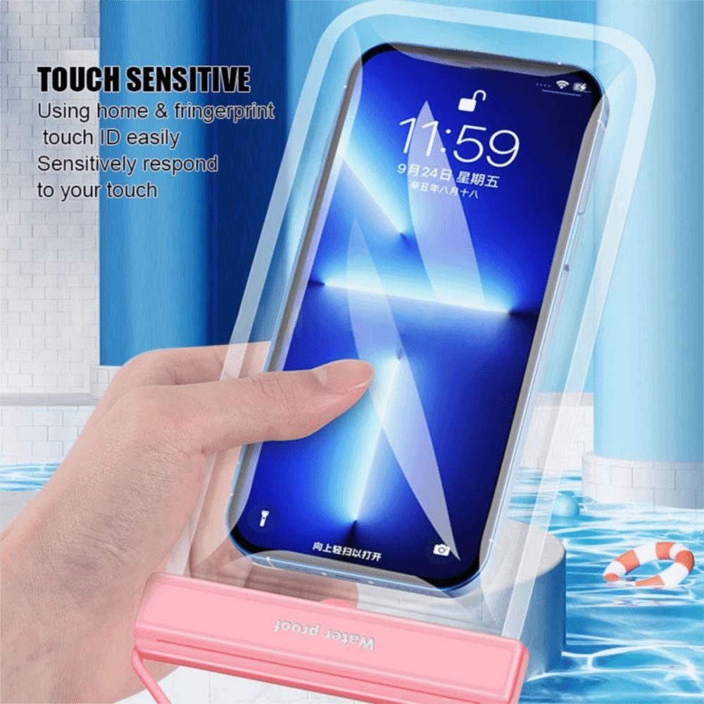 Dry Bag Waterproof - حقيبة هاتف مقاومة للماء بشاشة لمس،