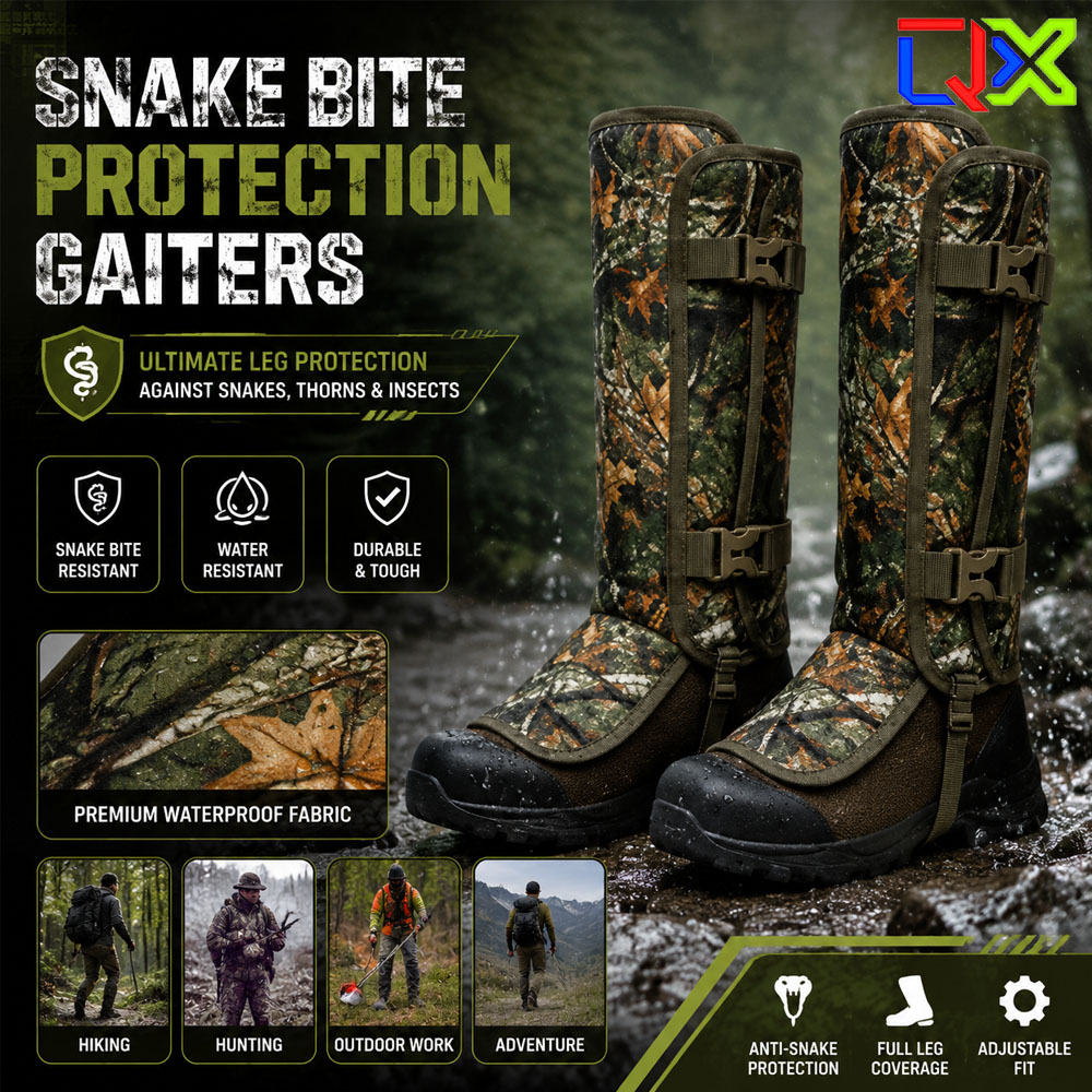 Trekking Gaiters - واقيات الساق التكتيكية المموهة من QX