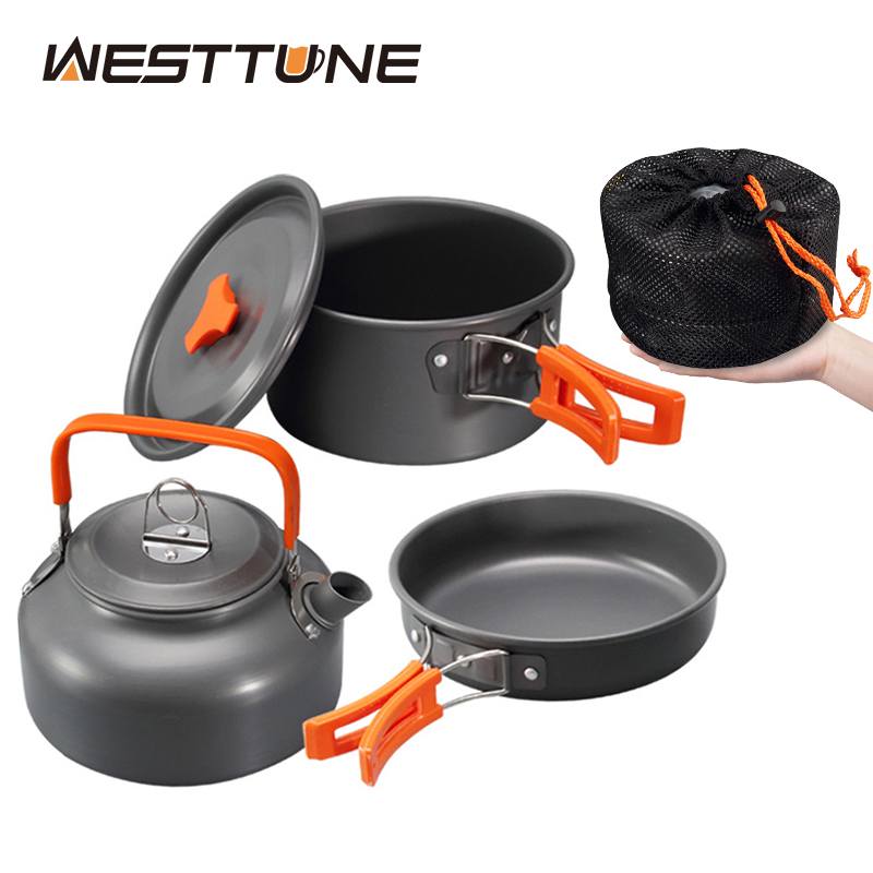 Outdoor Camping Uk - WESTTUNE التخييم طقم حلل استانلس ستيل