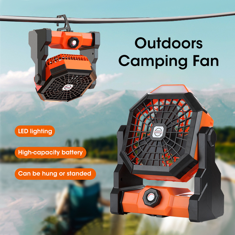 Outdoor Camping Ventilator - مروحة تخييم 10000 مللي أمبير في