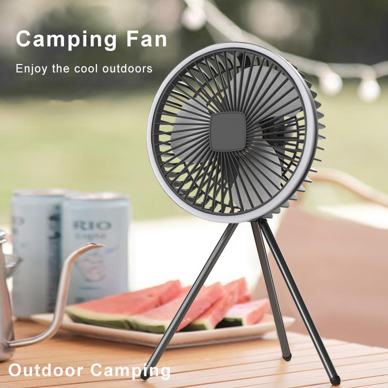 Outdoor Camping Ventilator - مروحة تخييم محمولة 10000 مللي أمبير/ساعة