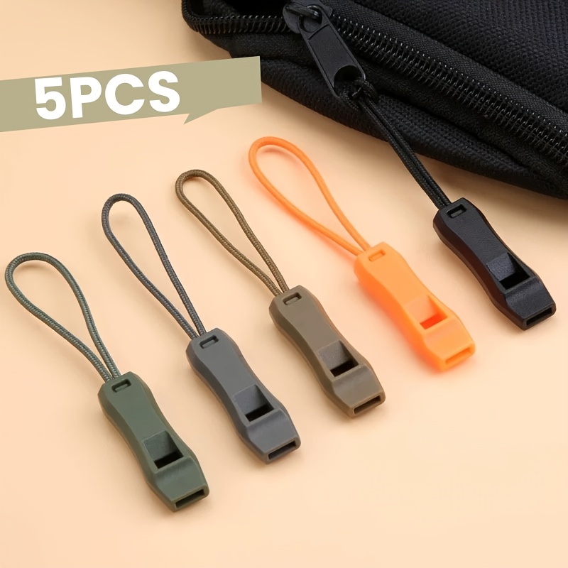 Outdoor Camping Essential Gear - مجموعة صفارات صغيرة محمولة من 5