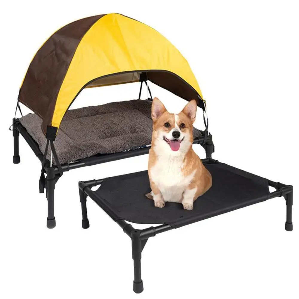 Outdoor Camping Dog Bed - سرير كلاب مرتفع للاستخدام الخارجي، سرير