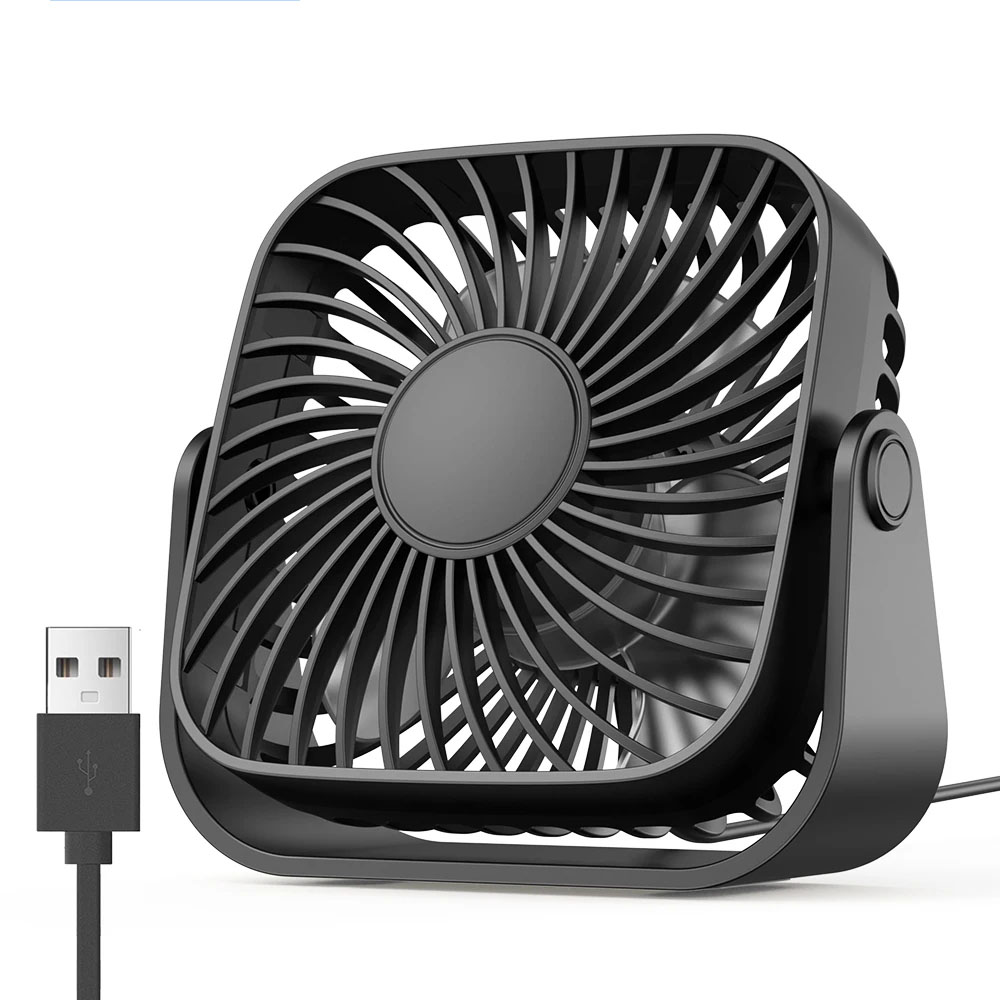 Outdoor Camping Ventilator - مروحة محمولة صغيرة بمنفذ USB مقاس