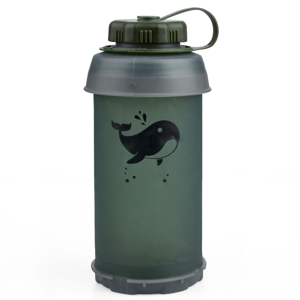 زجاجة ماء قابلة للطي سعة 750 م - مراجعة Outdoor Camping Water Tank وسعره