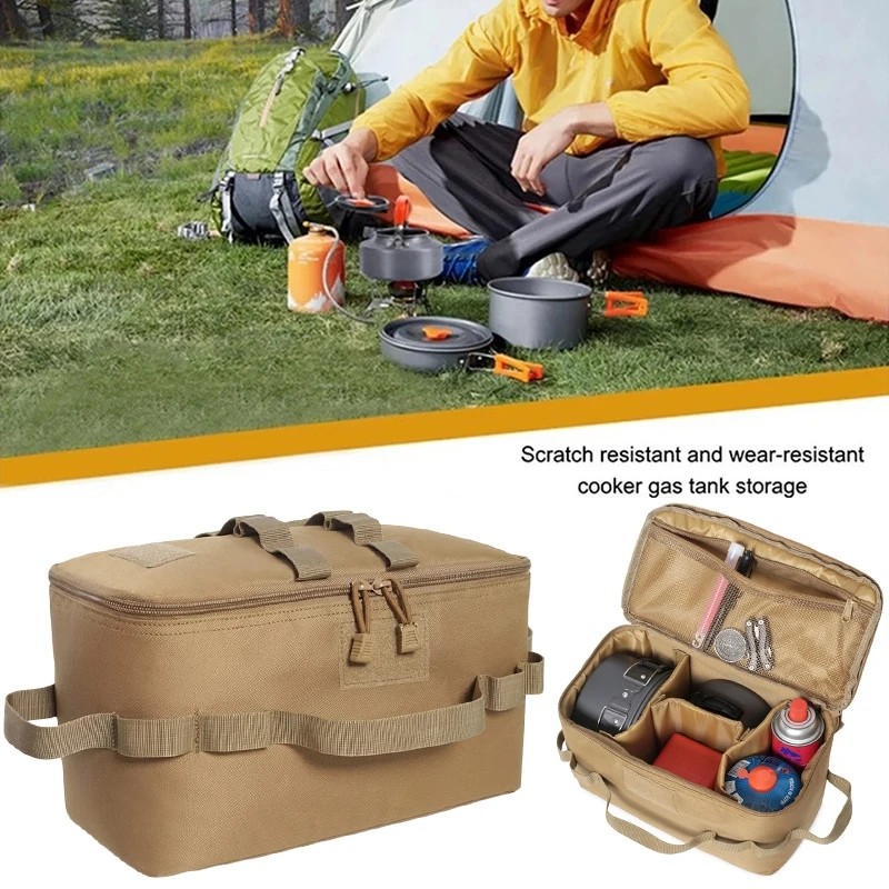 التخييم خزان الغاز حقيبة التخز - مراجعة Outdoor Camping Kitchen وسعره