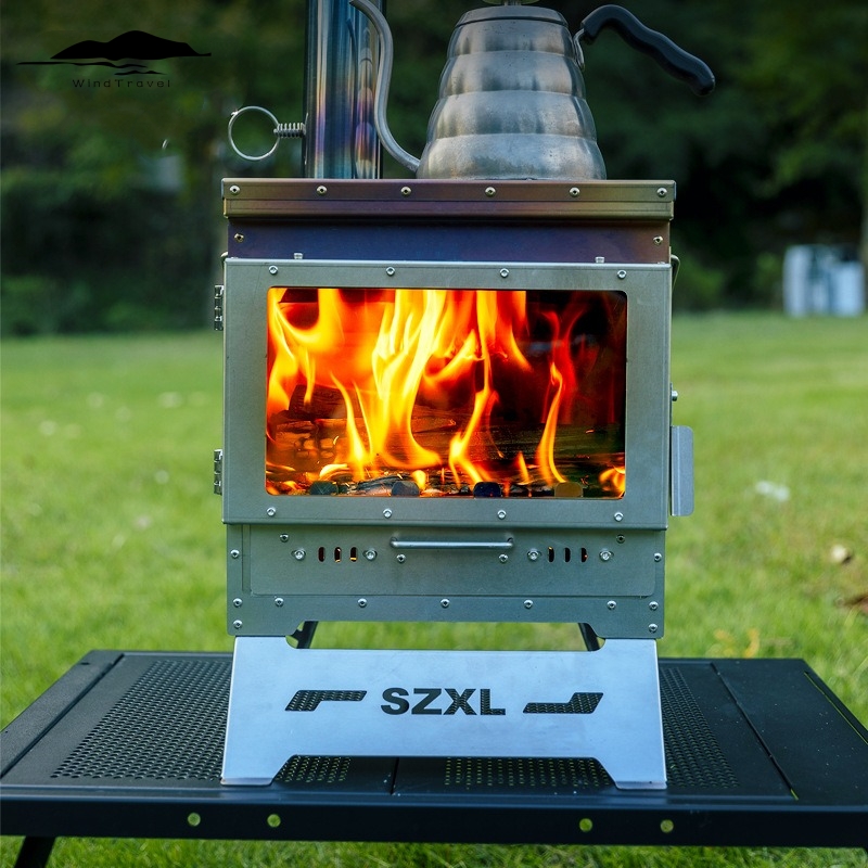 مدفأة حطب، مدفأة حطب ماستر، مد - مراجعة Outdoor Camping Fireplace وسعره