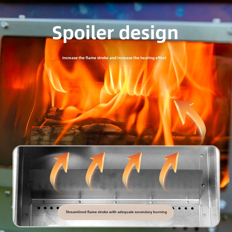 مدفأة حطب، مدفأة حطب ماستر، مد - مراجعة Outdoor Camping Fireplace وسعره