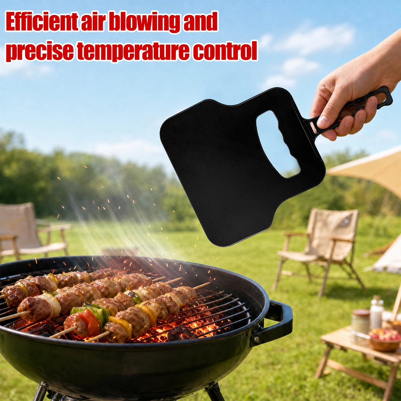 مولد رياح يدوي بلاستيكي، مروحة - مراجعة Outdoor Camping Ventilator وسعره