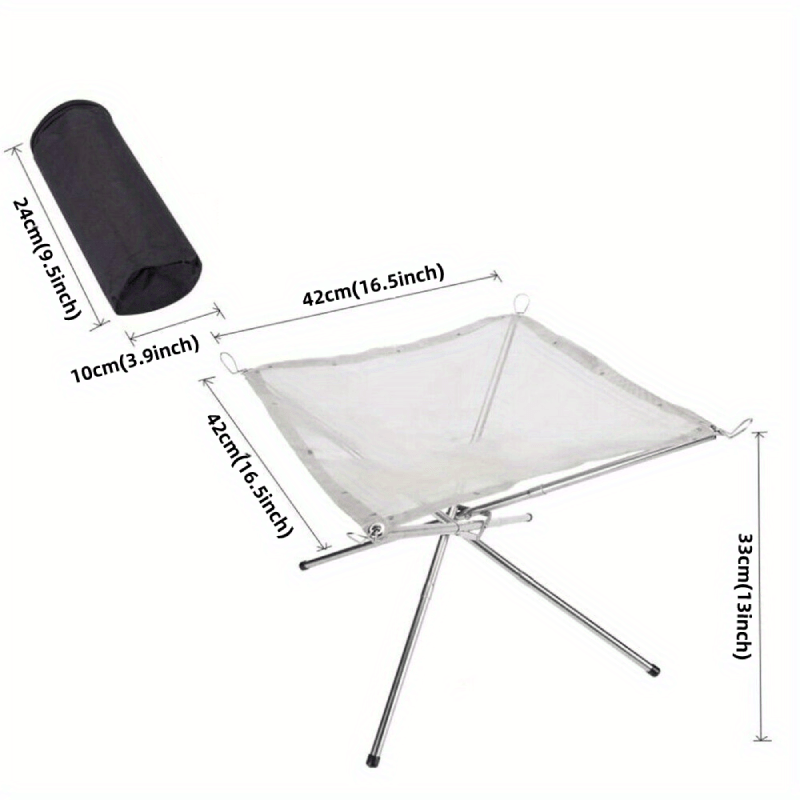 موقد تخييم محمول قابل للطي من  - مراجعة Outdoor Camping Fireplace وسعره