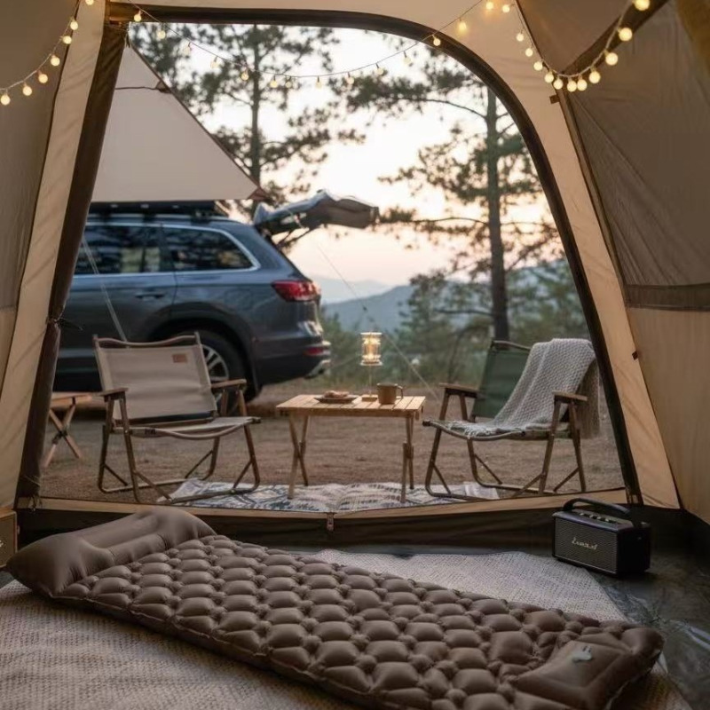 بساط نوم ذاتي النفخ للاستخدام  - مراجعة Outdoor Camping Rugs وسعره