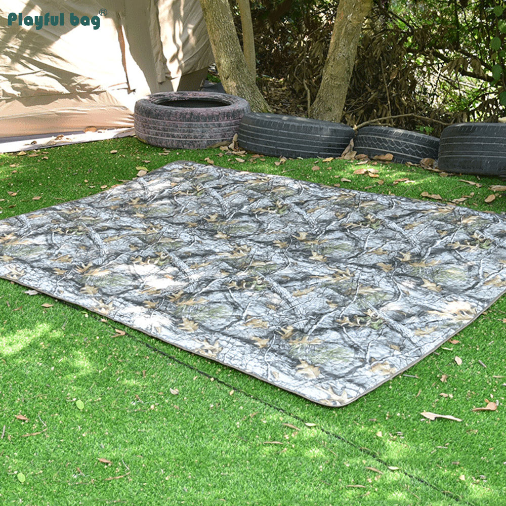 التخييم التمويه لحاف متعدد الو - مراجعة Outdoor Camping Blanket وسعره