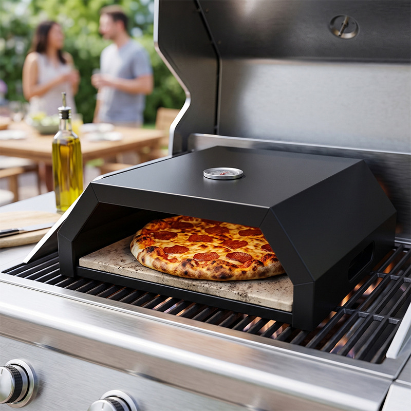 فرن بيتزا محمول يعمل بالغاز مق - مراجعة Outdoor Camping Oven وسعره