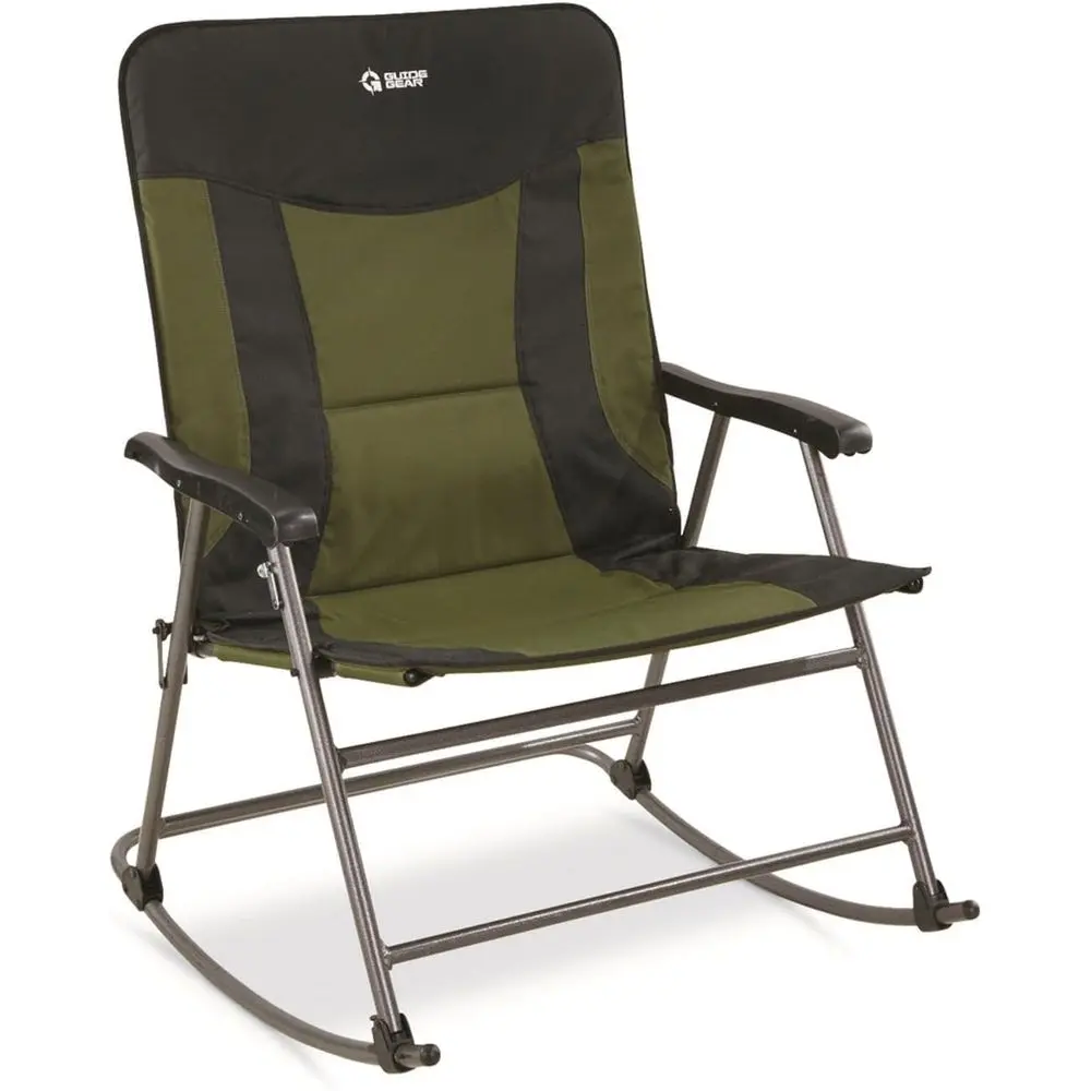 كرسي تخييم هزاز محمول كبير الح - مراجعة Outdoor Camping Rocker وسعره