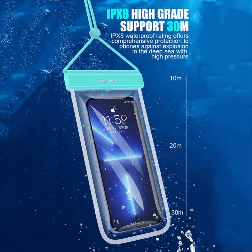 حقيبة هاتف مقاومة للماء بشاشة  - مراجعة Dry Bag Waterproof وسعره