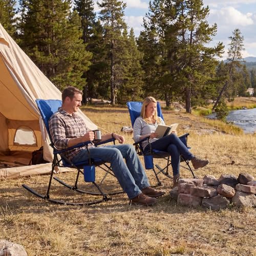 كرسيان قابلان للطي للبالغين، ك - مراجعة Outdoor Camping Rocker وسعره