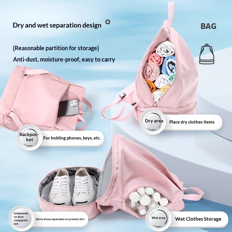 حقيبة ظهر للسباحة بفصل للأشياء - مراجعة Dry Bag Waterproof وسعره