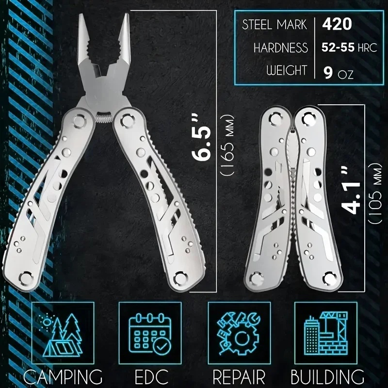 أداة متعددة الوظائف 24 في 1 مع - مراجعة Outdoor Camping Essential Gear وسعره