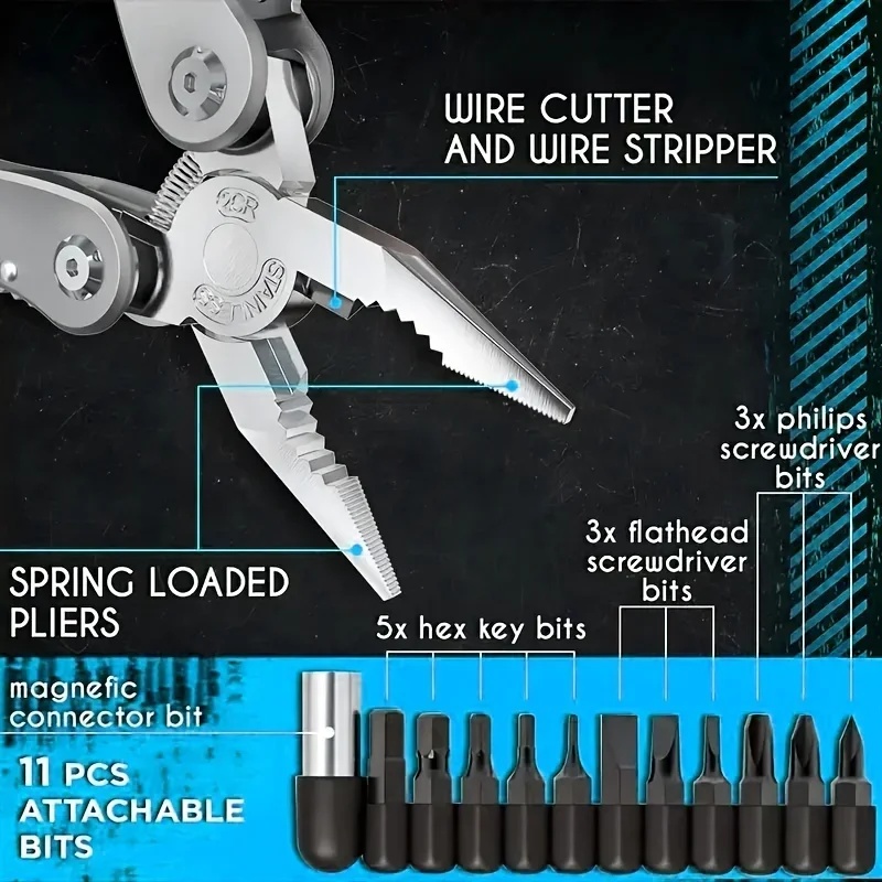 أداة متعددة الوظائف 24 في 1 مع - مراجعة Outdoor Camping Essential Gear وسعره