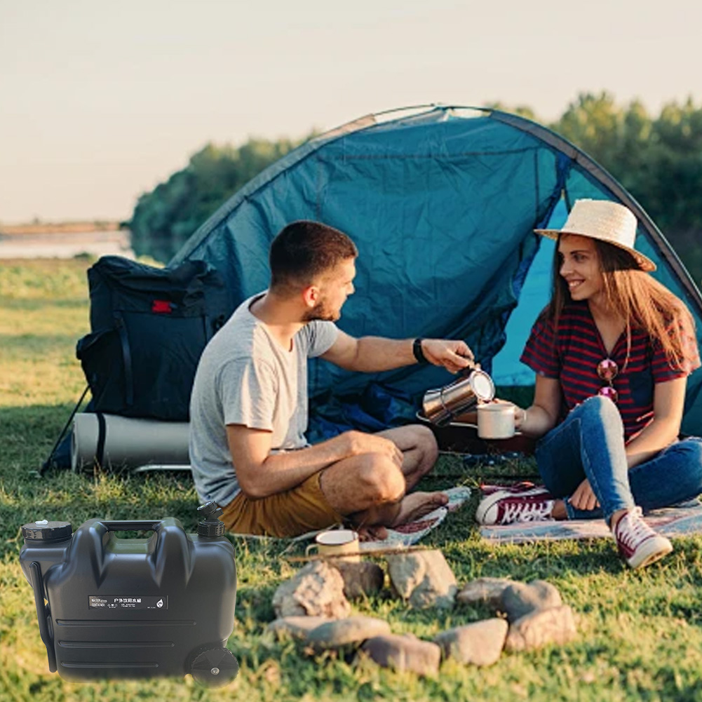 دلو التخييم الخارجي مع صنبور و - مراجعة Outdoor Camping Water Tank وسعره