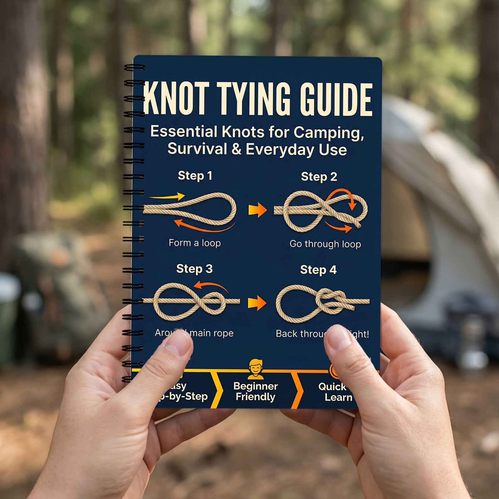 دليل خطوة بخطوة لعقد العقدات ف - مراجعة Camping Rope وسعره