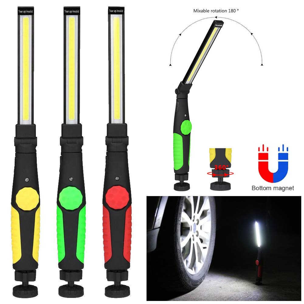 للطي COB مصباح يدوي USB قابلة  - مراجعة Outdoor Camping Jobs وسعره