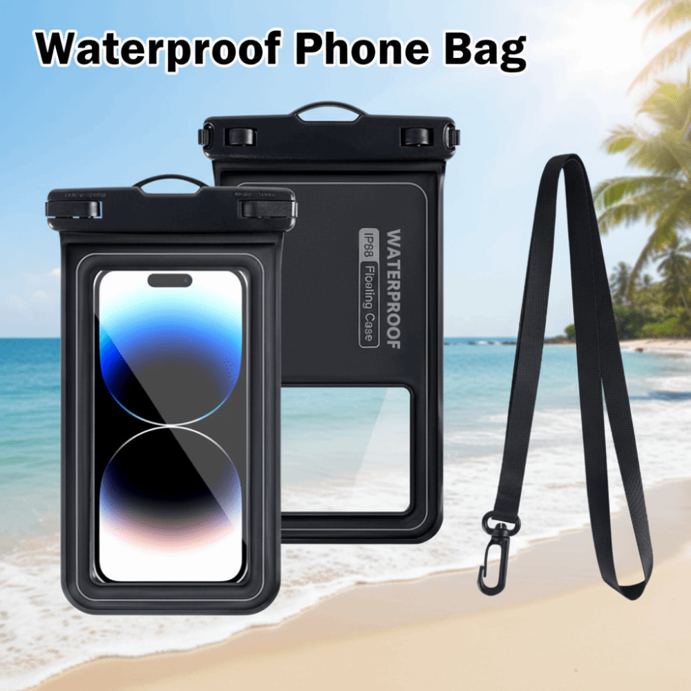 حقيبة هاتف مقاومة للماء بشاشة  - مراجعة Dry Bag Waterproof وسعره