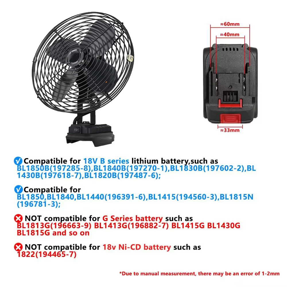 6/8In مروحة التخييم في الهواء  - مراجعة Outdoor Camping Ventilator وسعره
