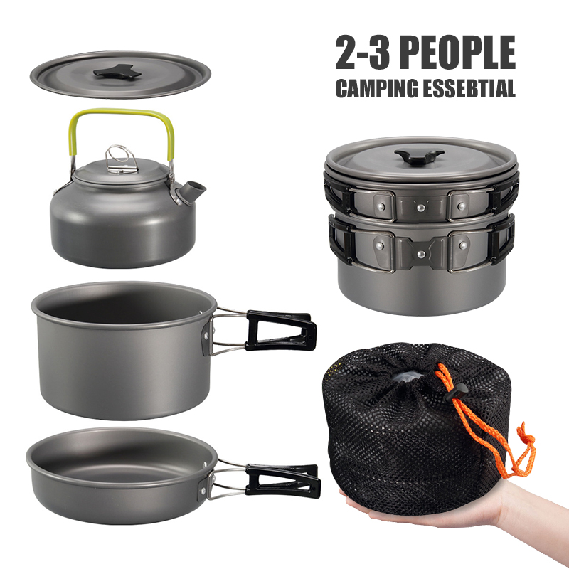 WESTTUNE التخييم طقم حلل استان - مراجعة Outdoor Camping Uk وسعره