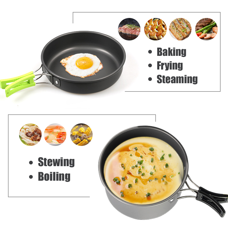 WESTTUNE التخييم طقم حلل استان - مراجعة Outdoor Camping Uk وسعره