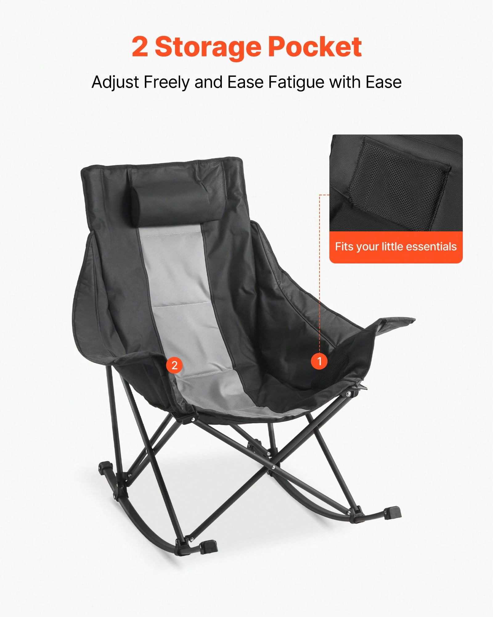 كرسي تخييم هزاز، كرسي هزاز محم - مراجعة Outdoor Camping Rocker وسعره