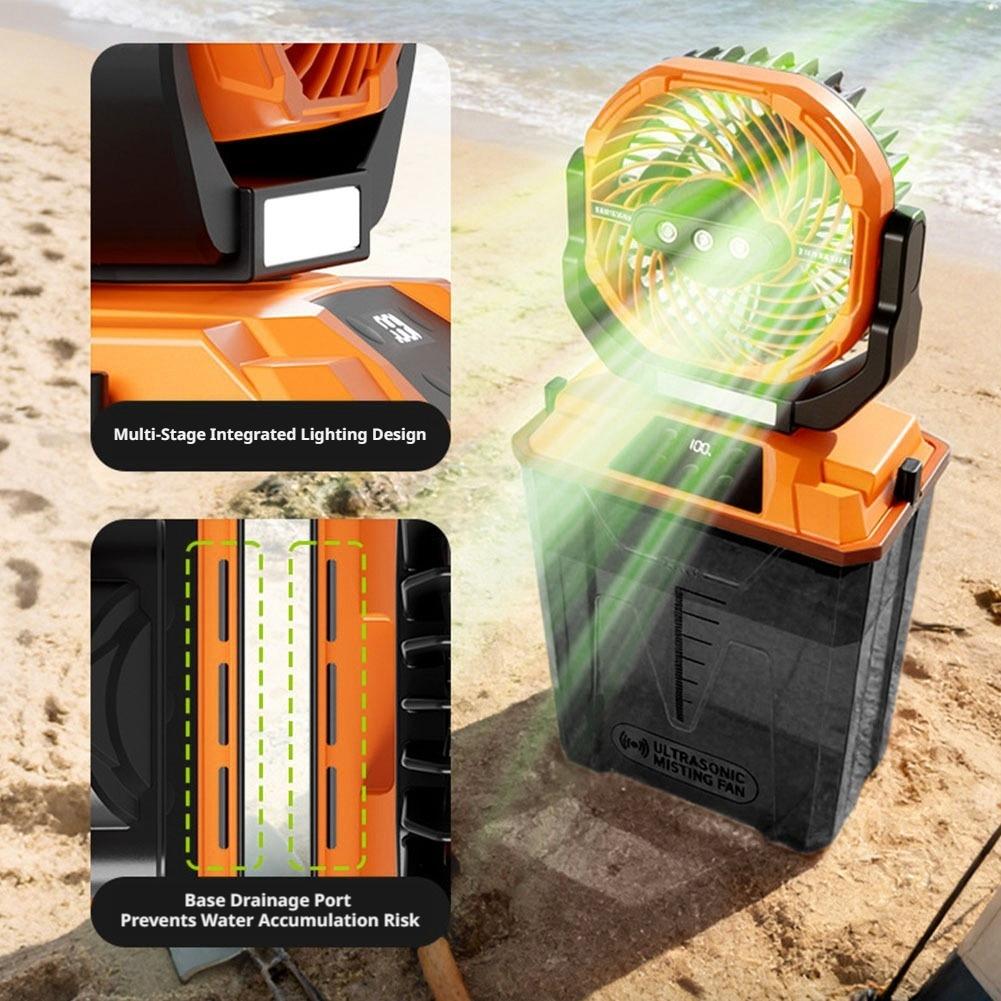 مروحة تبريد محمولة جديدة للاست - مراجعة Outdoor Camping Ventilator وسعره