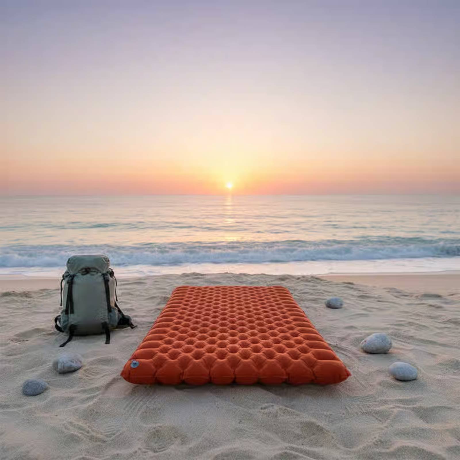فراش تخييم قابل للنفخ من الناي - مراجعة Outdoor Camping Rugs وسعره