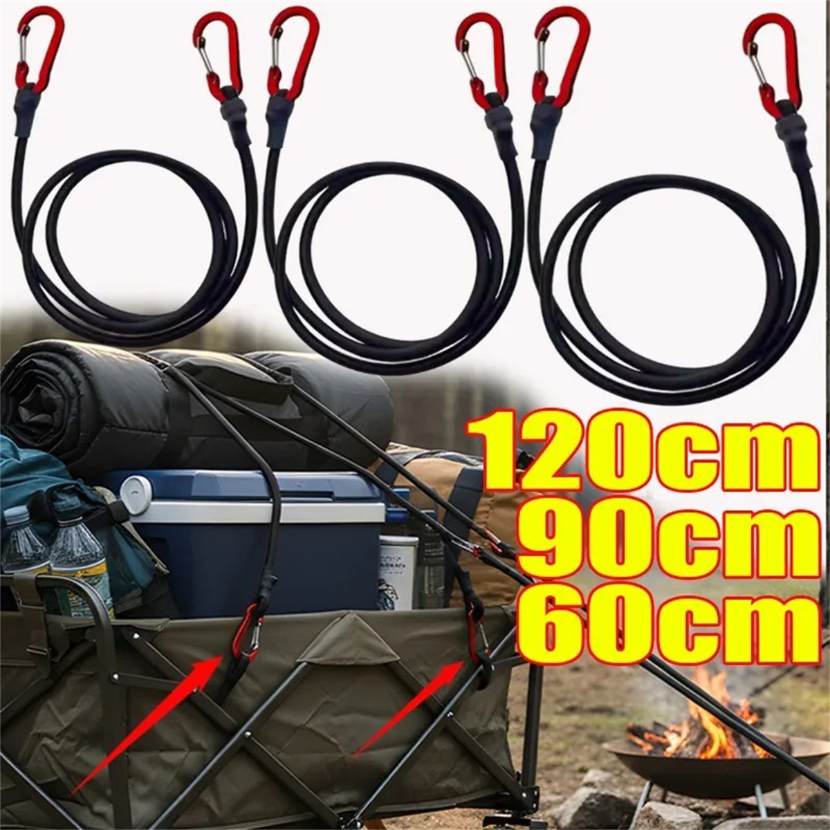 حبل متعدد الاستخدامات للتخييم  - مراجعة Camping Rope وسعره