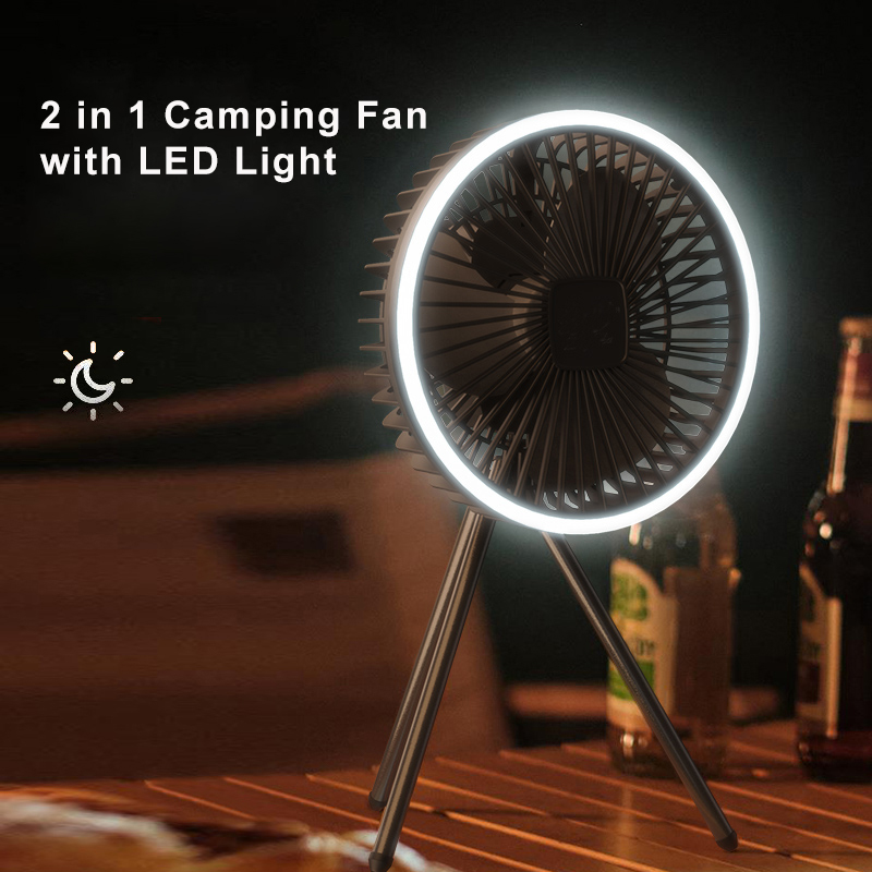 مروحة تخييم محمولة 10000 مللي  - مراجعة Outdoor Camping Ventilator وسعره