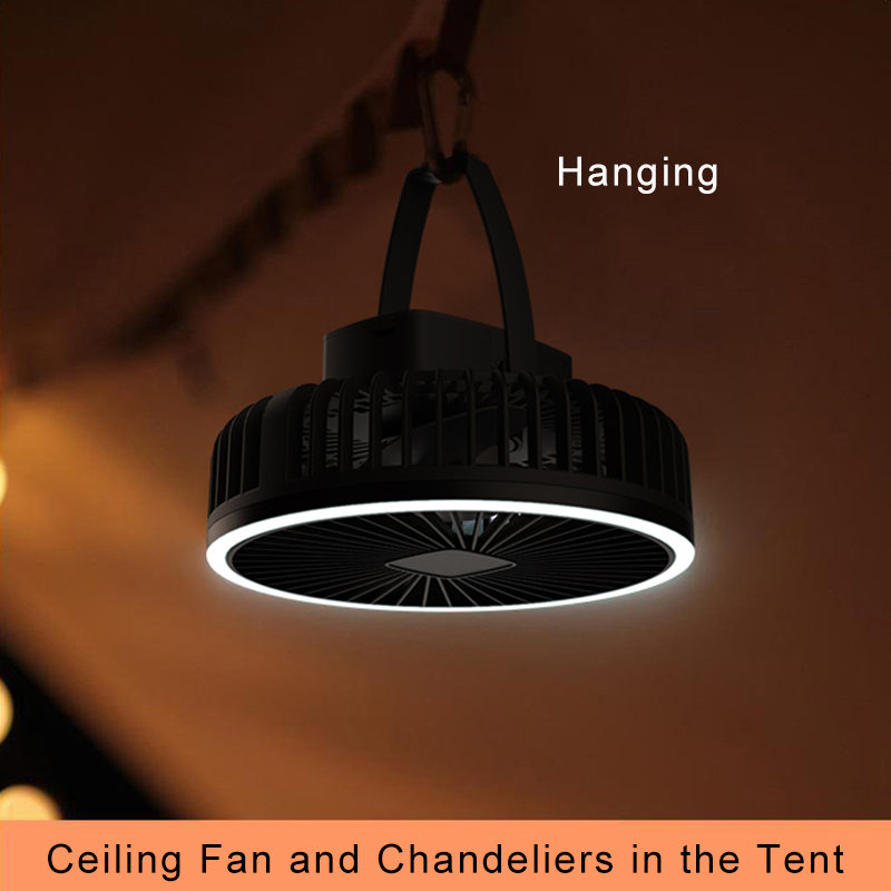 مروحة تخييم محمولة 10000 مللي  - مراجعة Outdoor Camping Ventilator وسعره