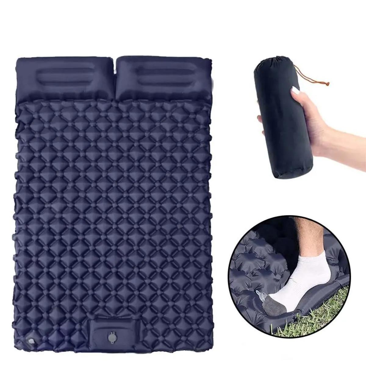 فراش هوائي قابل للنفخ فردي ومز - مراجعة Outdoor Camping Rugs وسعره