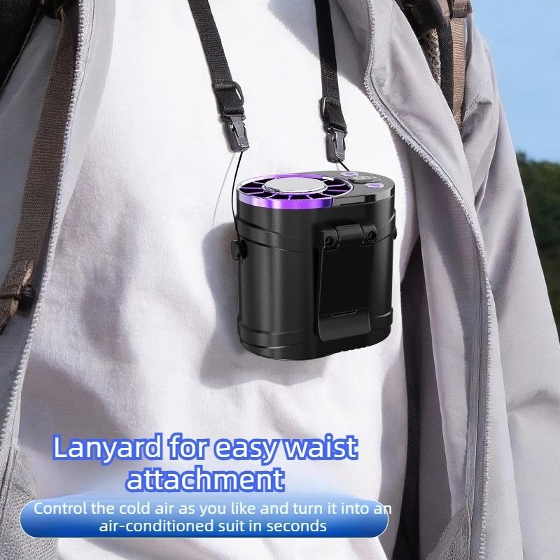 مروحة خصر محمولة قابلة لإعادة  - مراجعة Outdoor Camping Ventilator وسعره