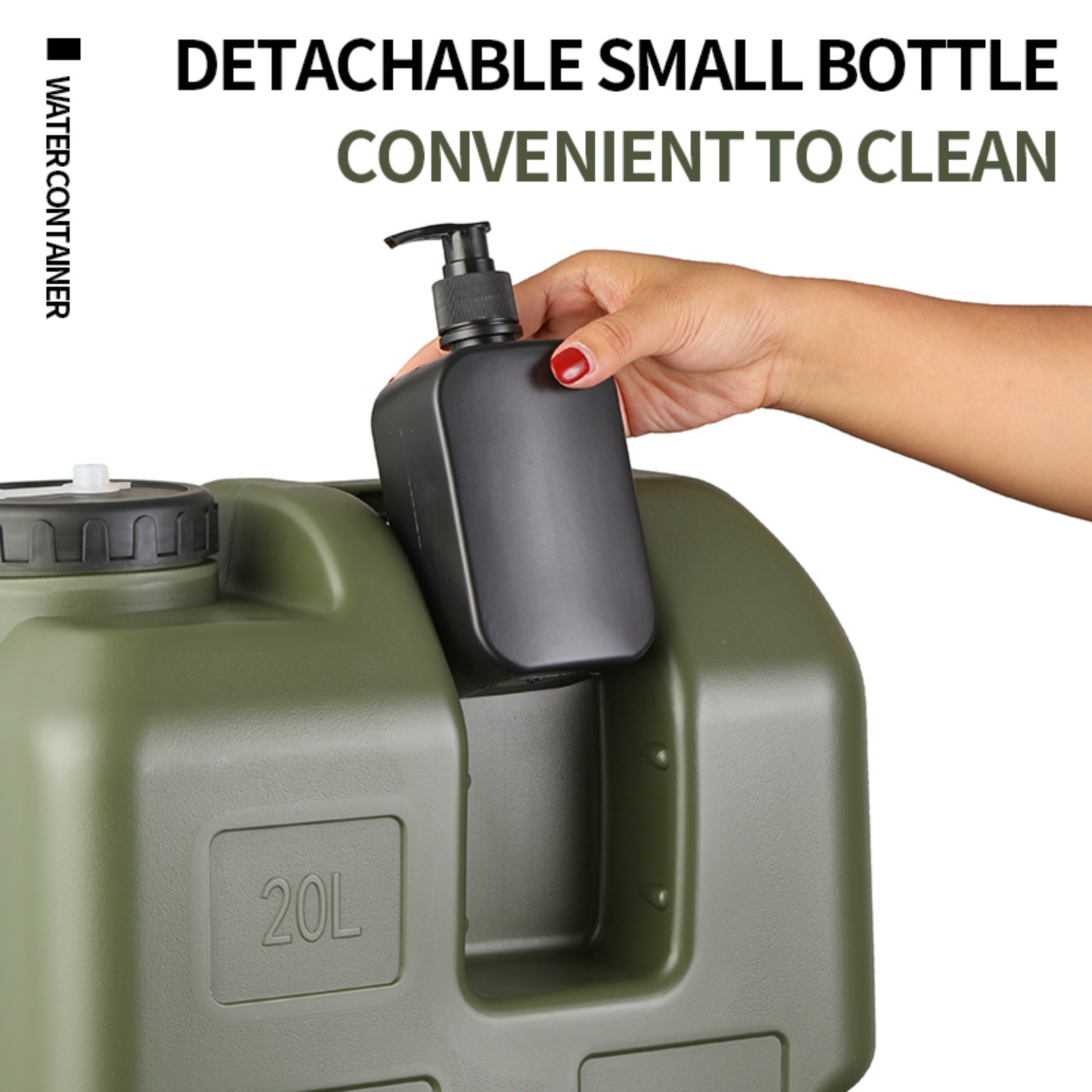 خزان ماء محمول للتخييم سعة 15/ - مراجعة Outdoor Camping Water Tank وسعره