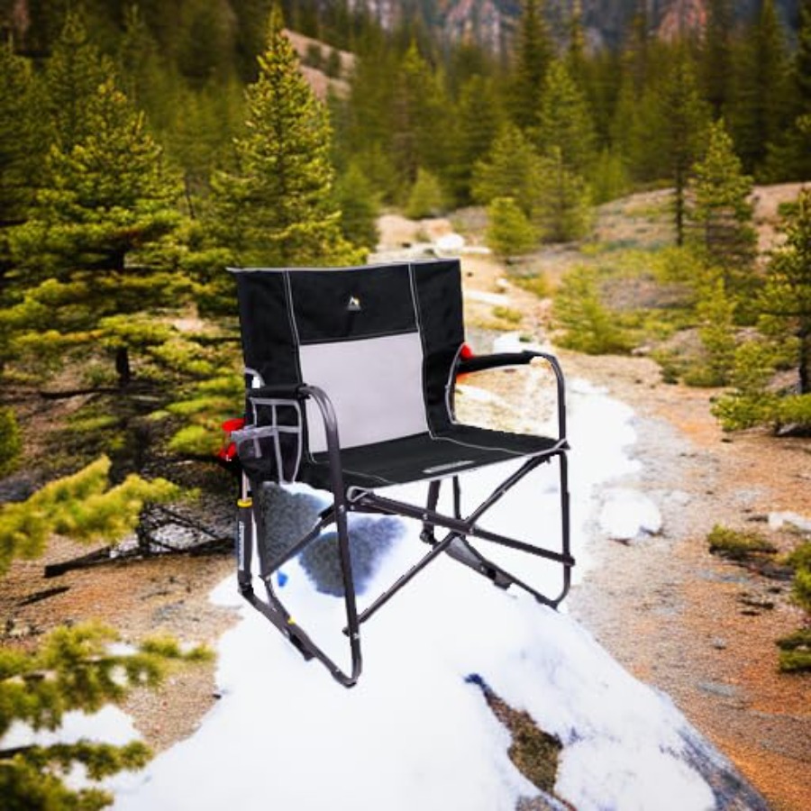 كرسي هزاز محمول قابل للطي فريس - مراجعة Outdoor Camping Rocker وسعره