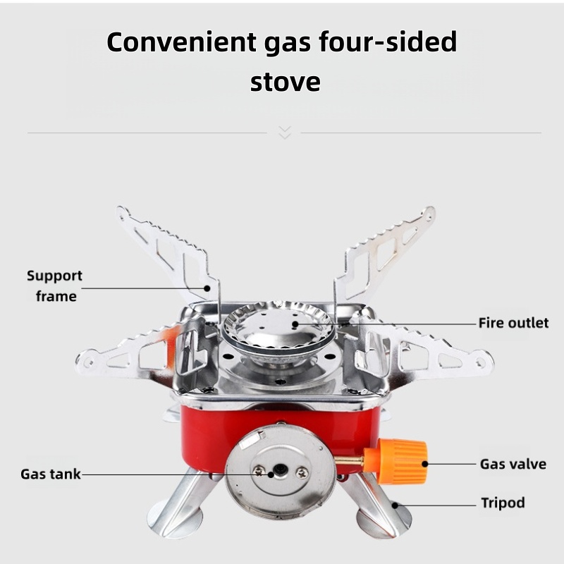 موقد غاز محمول قابل للطي للتخي - مراجعة Outdoor Camping Oven وسعره