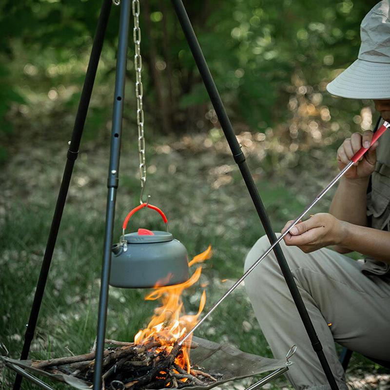 منفاخ حريق للتخييم معدات التخي - مراجعة Outdoor Camping Fireplace وسعره