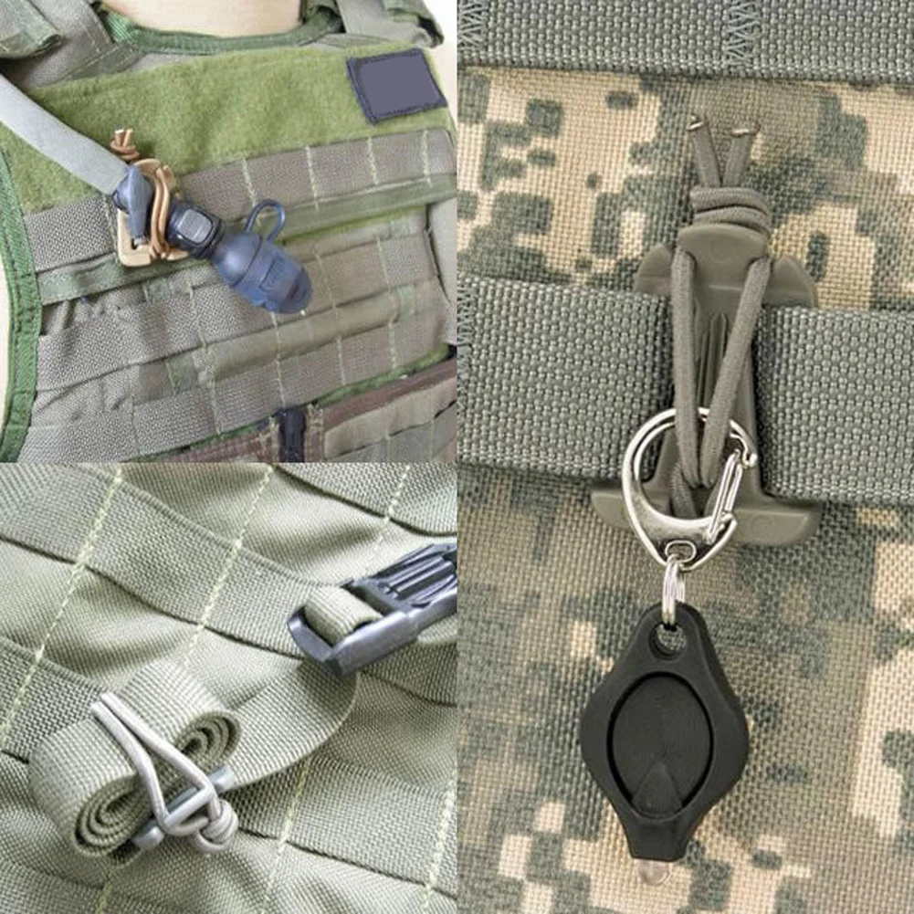 قطعتان من مشبك كارابينر للحقيب - مراجعة Outdoor Camping Essential Gear وسعره