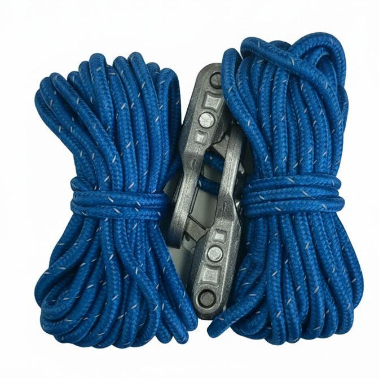 مشبك حبل مع كارابينر معدني، أد - مراجعة Camping Rope وسعره
