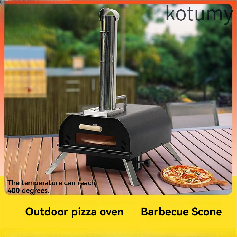 فرن بيتزا محمول من الفولاذ الم - مراجعة Outdoor Camping Oven وسعره