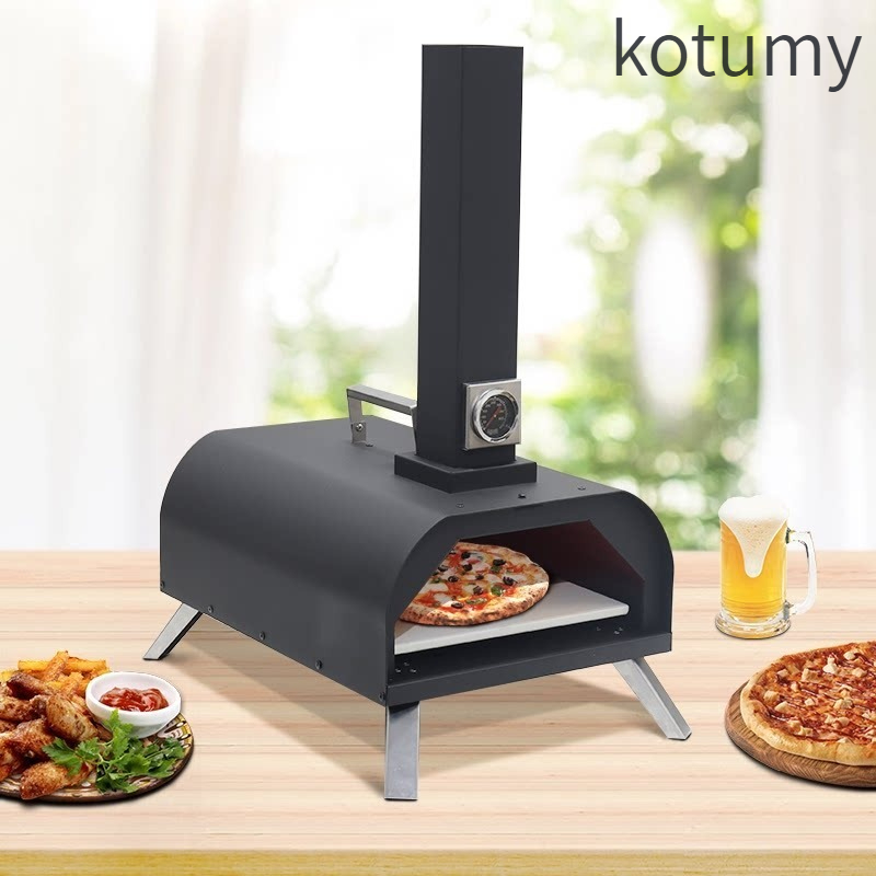 فرن بيتزا محمول من الفولاذ الم - مراجعة Outdoor Camping Oven وسعره