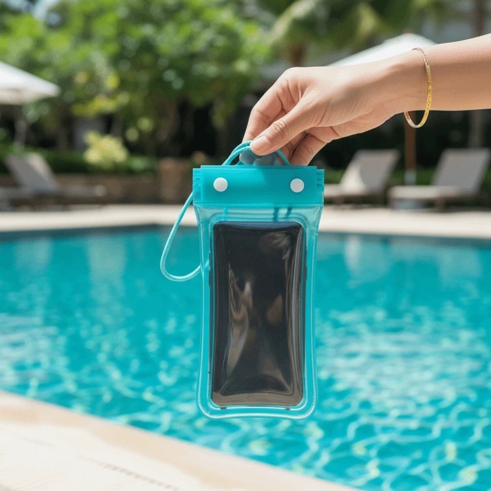 حقيبة هاتف مقاومة للماء بحزام  - مراجعة Dry Bag Waterproof وسعره